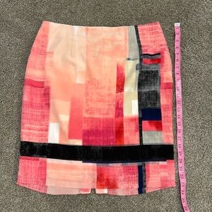White House/Black Market geometric skirt size 12